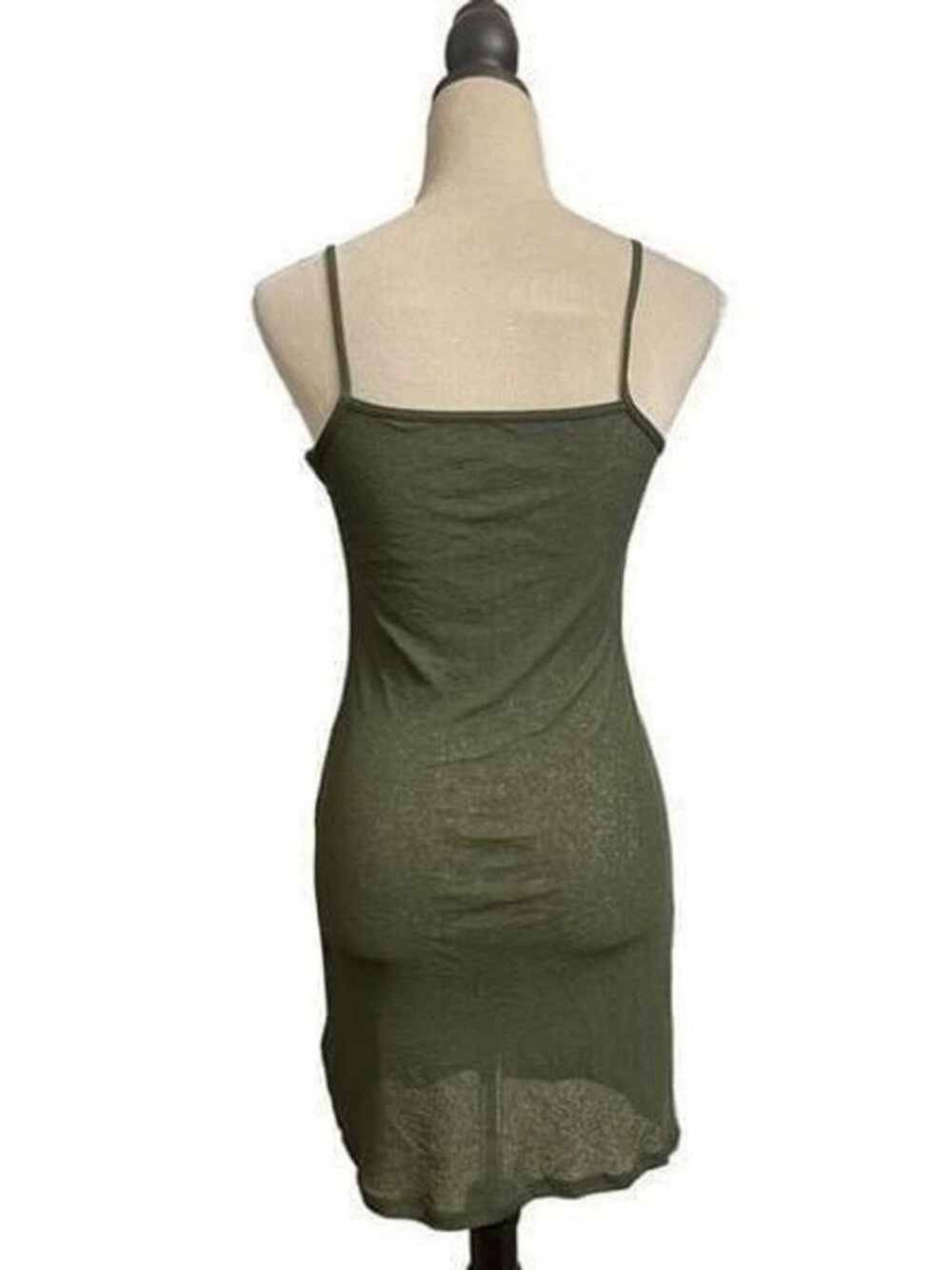 Green Sheer V-Neck Thin